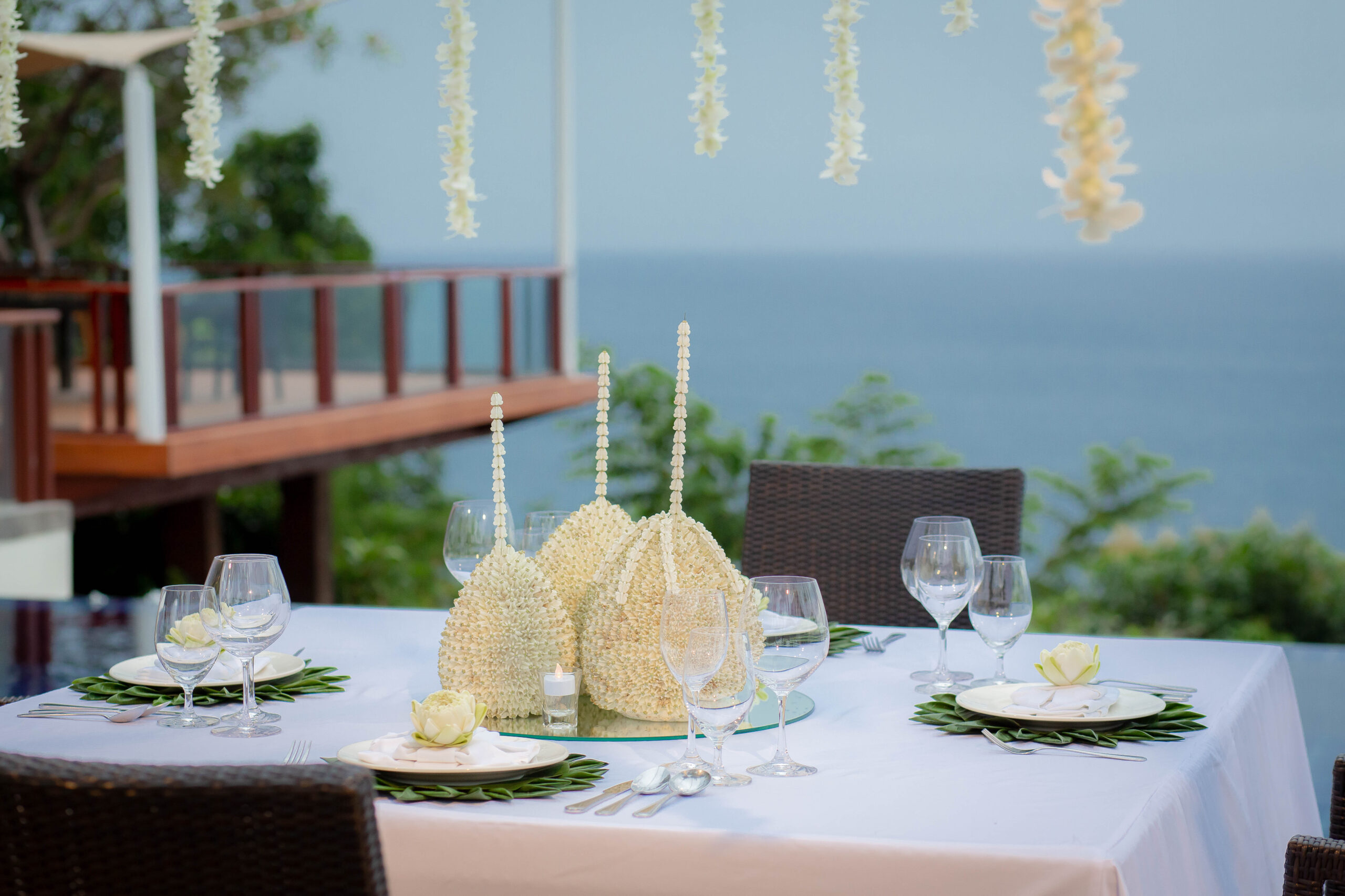 Dinner set up and decore