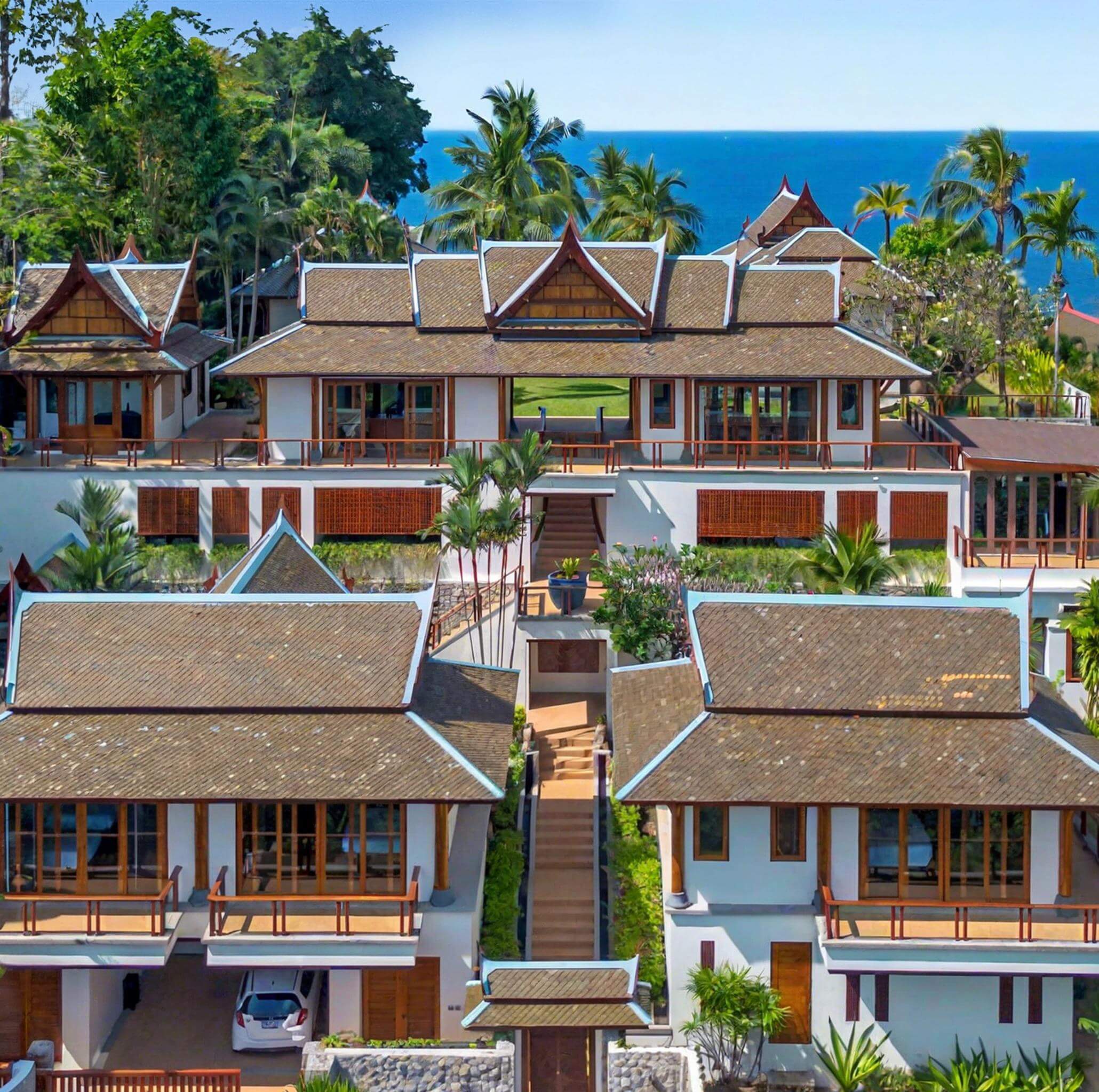 Villa Exterior — Charming Thai Architecture